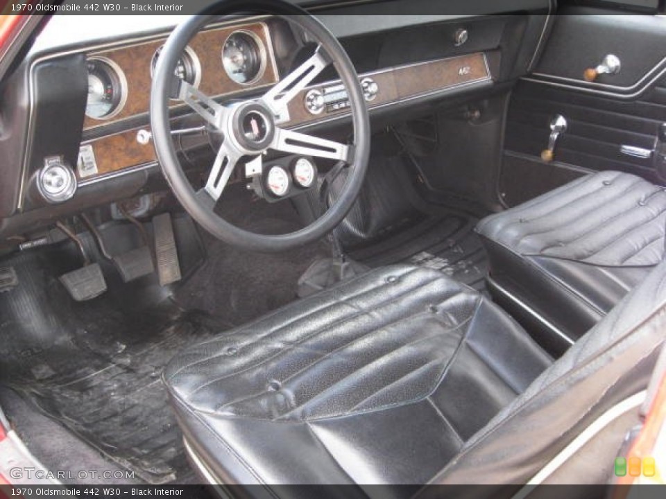 Black 1970 Oldsmobile 442 Interiors