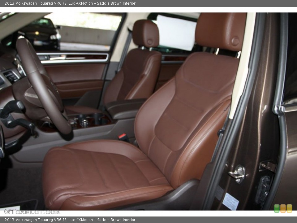 Saddle Brown Interior Photo for the 2013 Volkswagen Touareg VR6 FSI Lux 4XMotion #68997979