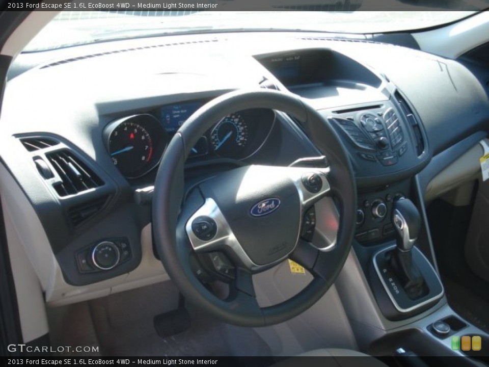 Medium Light Stone Interior Dashboard for the 2013 Ford Escape SE 1.6L EcoBoost 4WD #69001645