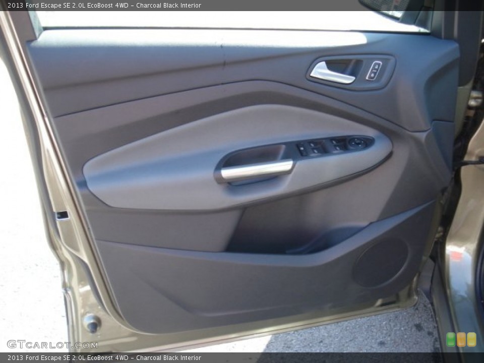 Charcoal Black Interior Door Panel for the 2013 Ford Escape SE 2.0L EcoBoost 4WD #69001840