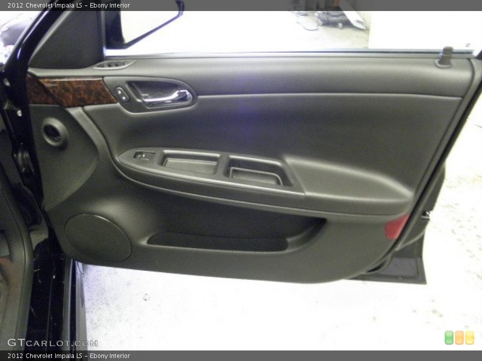 Ebony Interior Door Panel for the 2012 Chevrolet Impala LS #69001993