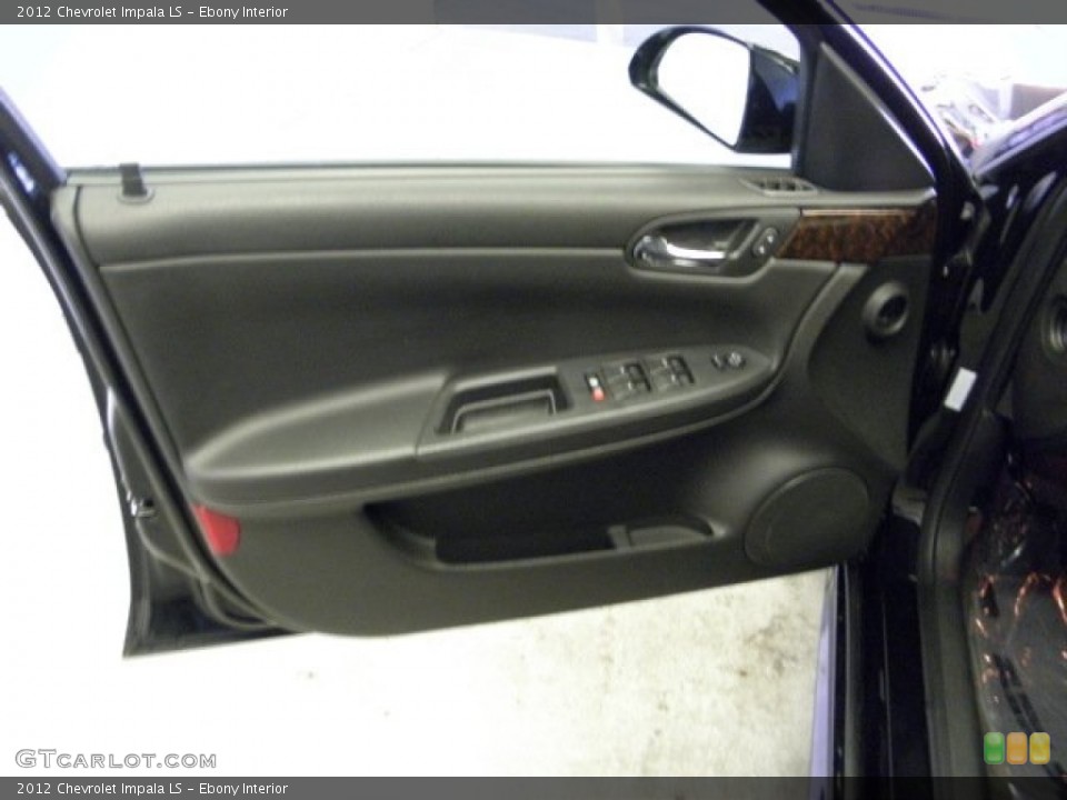 Ebony Interior Door Panel for the 2012 Chevrolet Impala LS #69002068