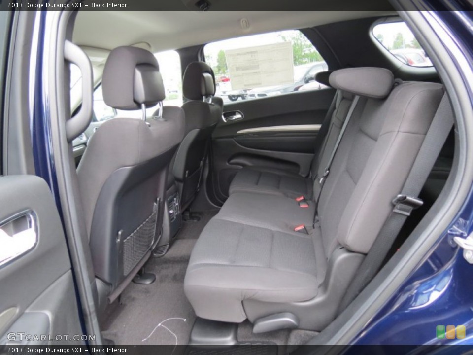 Black Interior Rear Seat for the 2013 Dodge Durango SXT #69002158