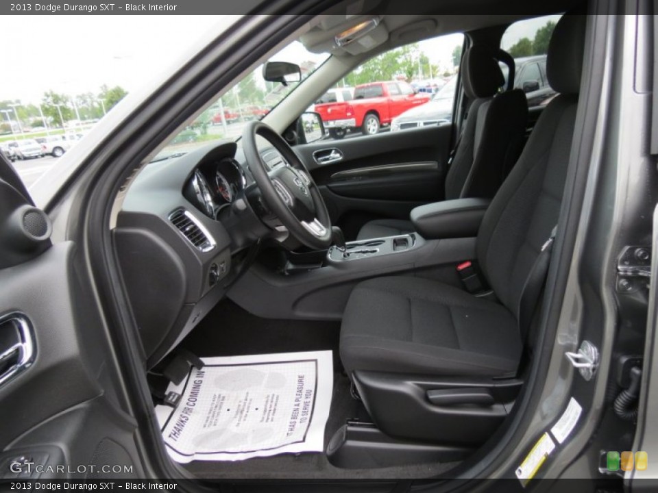 Black Interior Front Seat for the 2013 Dodge Durango SXT #69002260