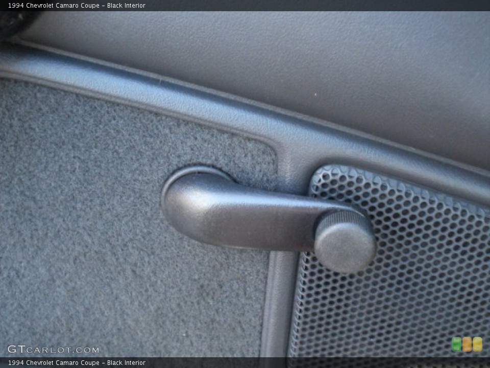 Black Interior Controls for the 1994 Chevrolet Camaro Coupe #69008299