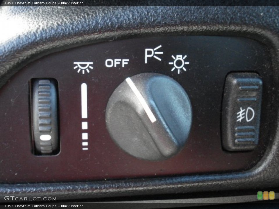Black Interior Controls for the 1994 Chevrolet Camaro Coupe #69008323