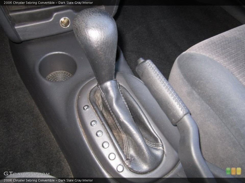 Dark Slate Gray Interior Transmission for the 2006 Chrysler Sebring Convertible #69008416