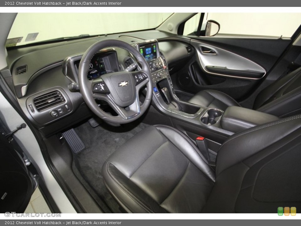 Jet Black/Dark Accents Interior Prime Interior for the 2012 Chevrolet Volt Hatchback #69008542