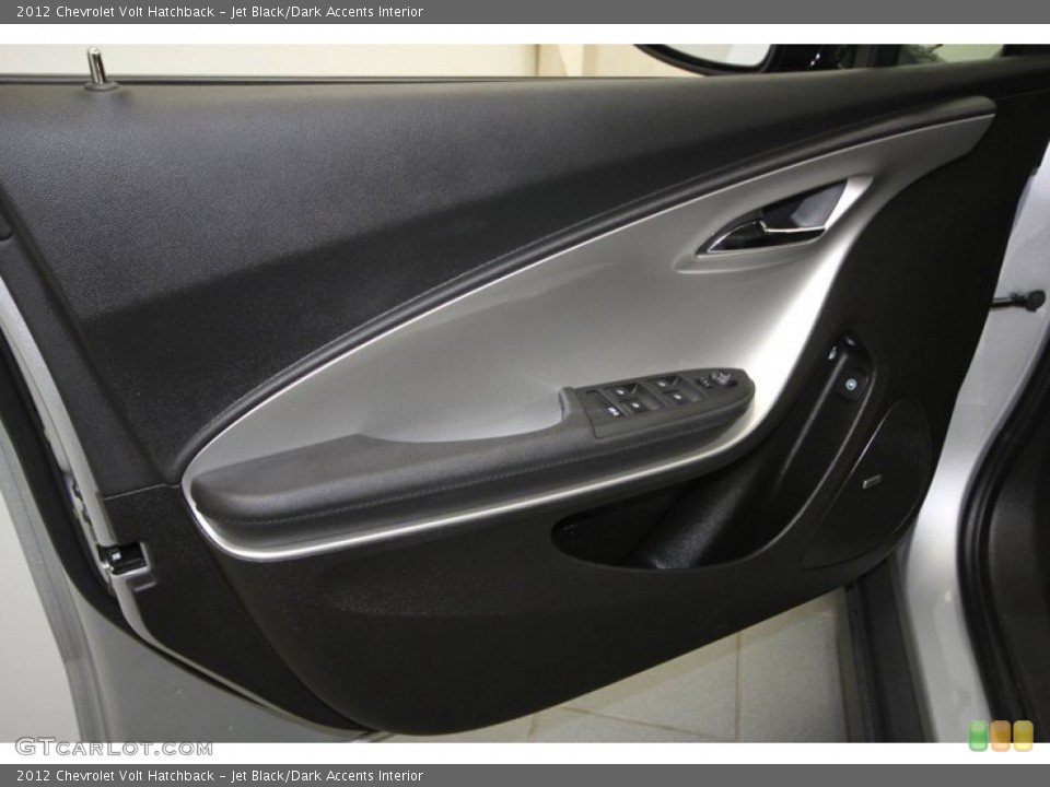 Jet Black/Dark Accents Interior Door Panel for the 2012 Chevrolet Volt Hatchback #69008563