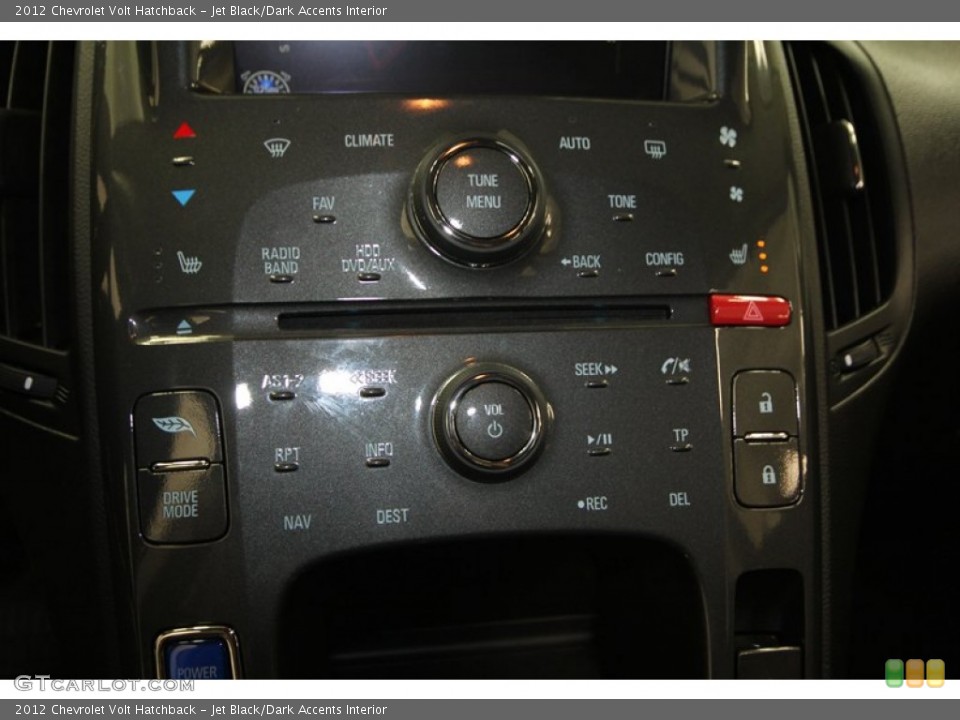Jet Black/Dark Accents Interior Controls for the 2012 Chevrolet Volt Hatchback #69008644