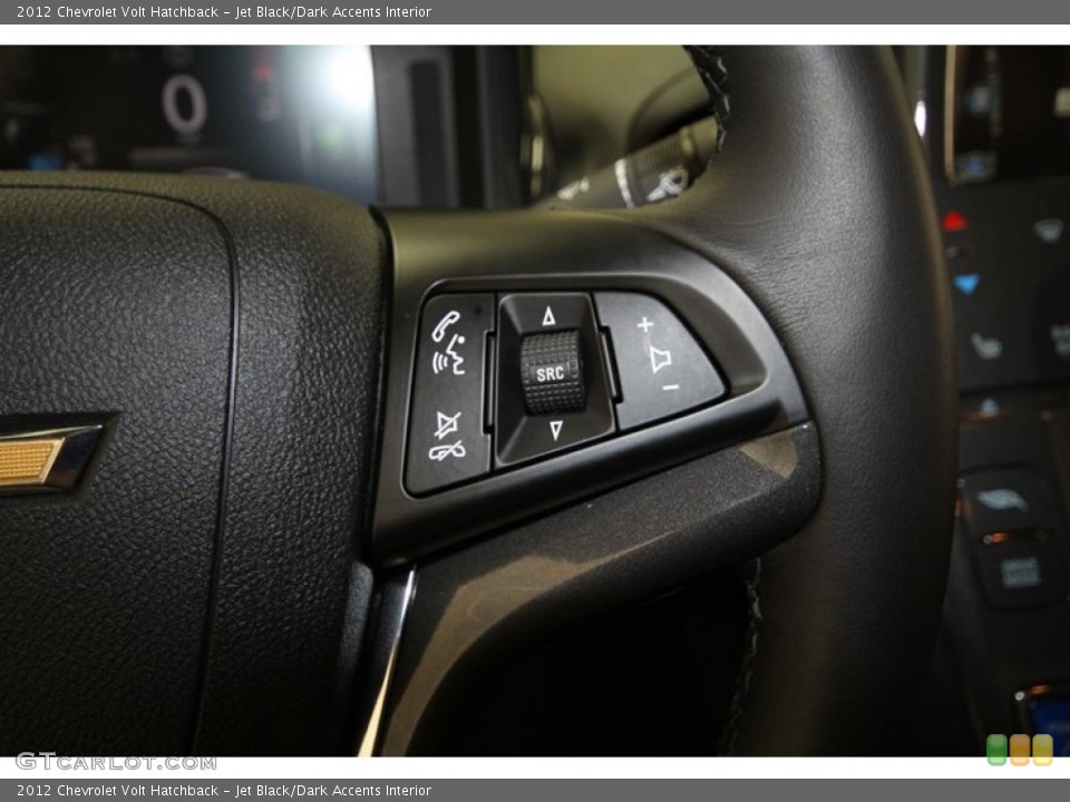 Jet Black/Dark Accents Interior Controls for the 2012 Chevrolet Volt Hatchback #69008692