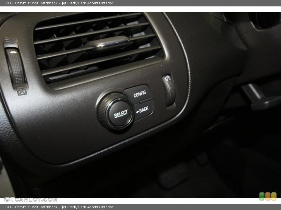 Jet Black/Dark Accents Interior Controls for the 2012 Chevrolet Volt Hatchback #69008710