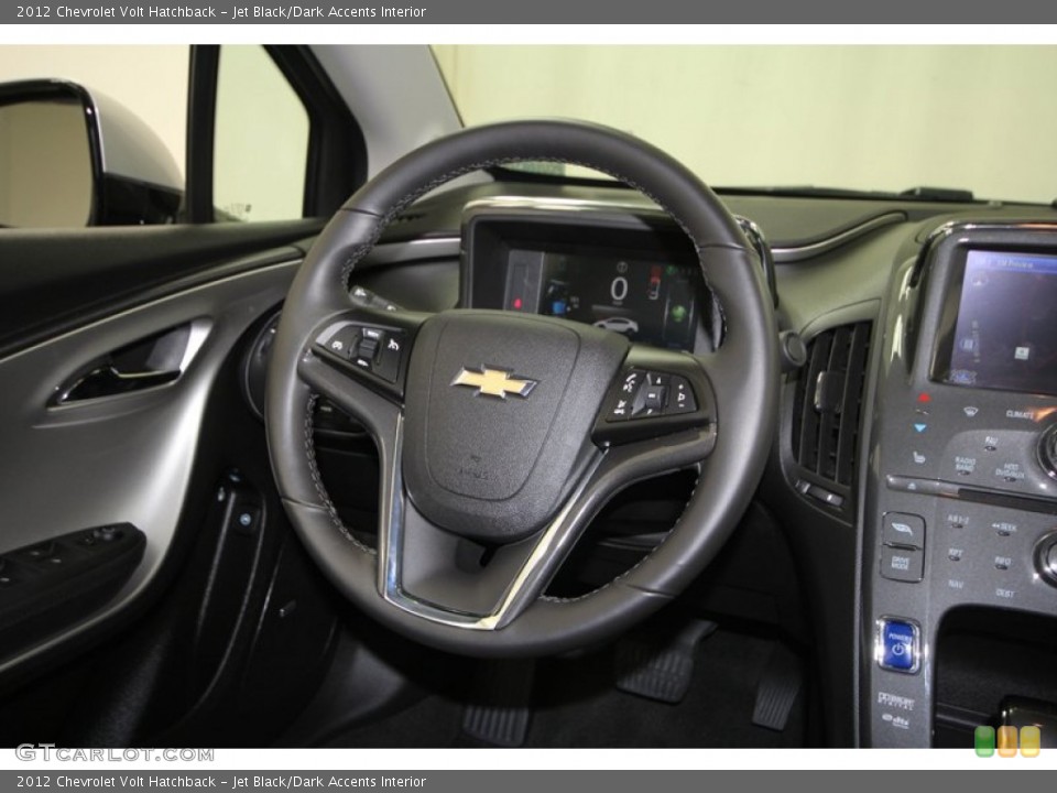 Jet Black/Dark Accents Interior Steering Wheel for the 2012 Chevrolet Volt Hatchback #69008743
