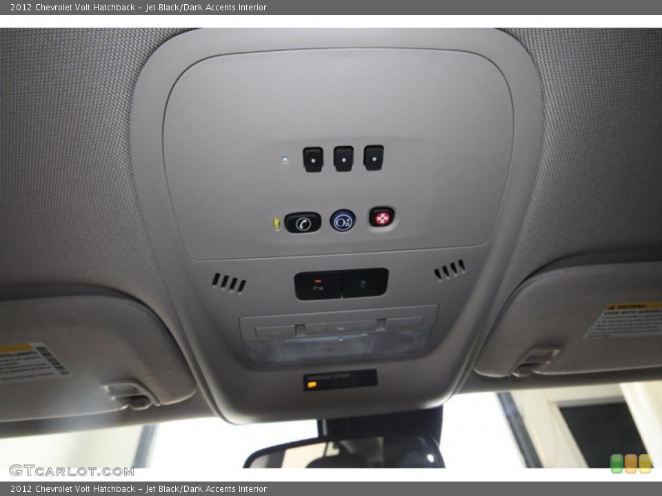 Jet Black/Dark Accents Interior Controls for the 2012 Chevrolet Volt Hatchback #69008860