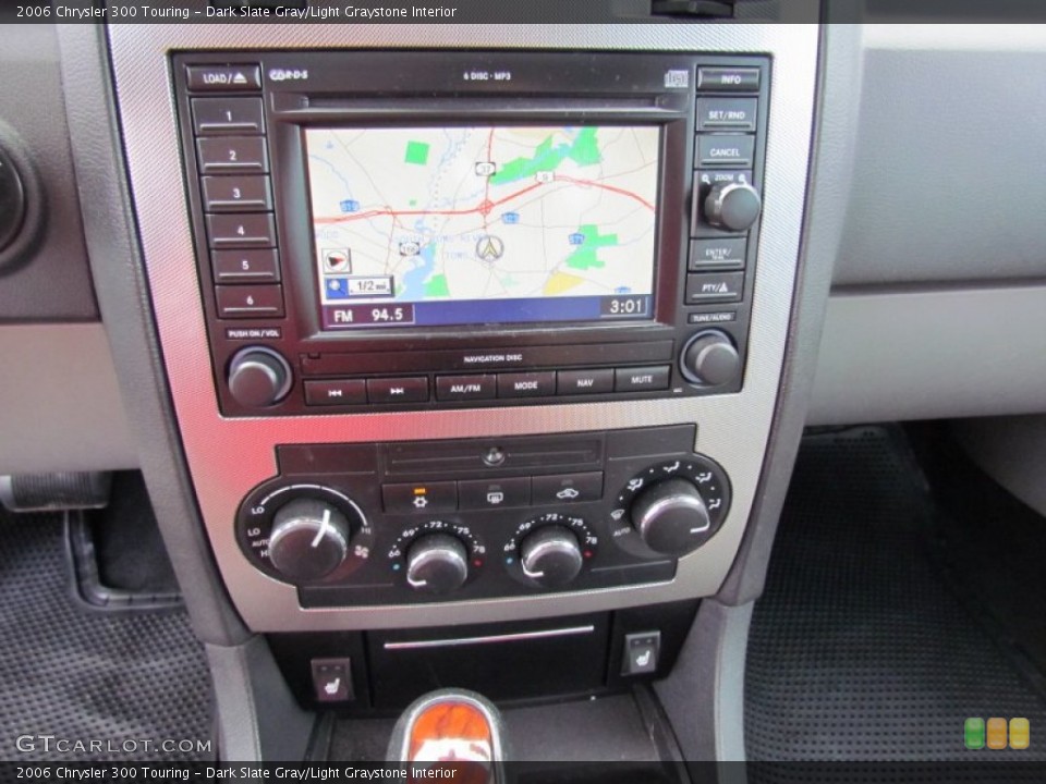 Dark Slate Gray/Light Graystone Interior Navigation for the 2006 Chrysler 300 Touring #69009061
