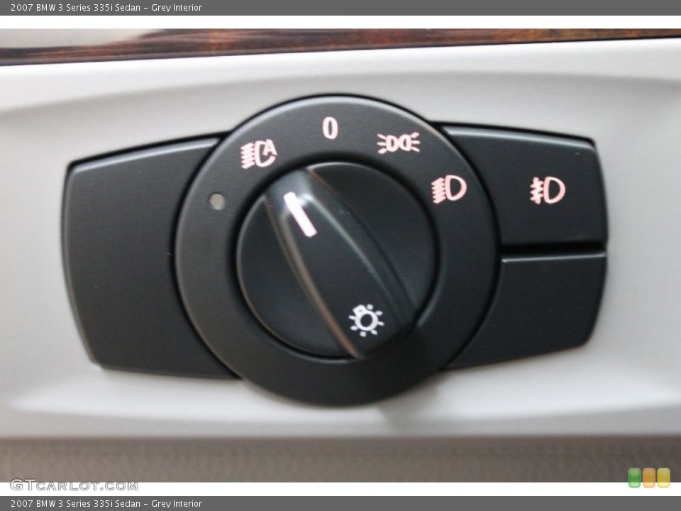 Grey Interior Controls for the 2007 BMW 3 Series 335i Sedan #69009253