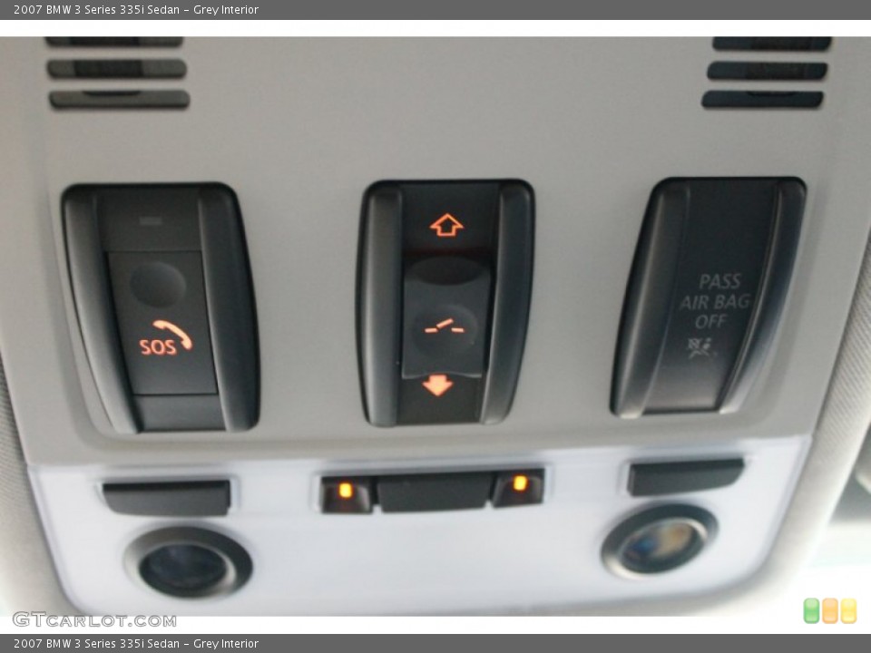 Grey Interior Controls for the 2007 BMW 3 Series 335i Sedan #69009268