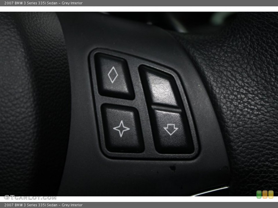 Grey Interior Controls for the 2007 BMW 3 Series 335i Sedan #69009289