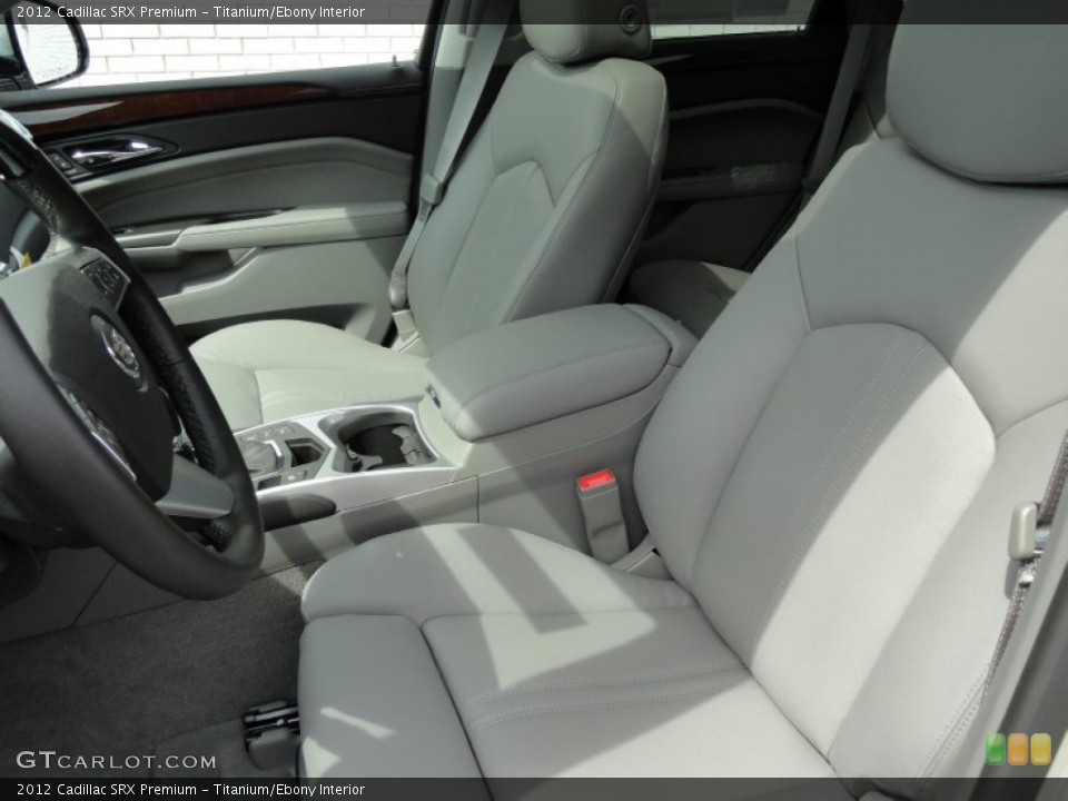 Titanium/Ebony Interior Front Seat for the 2012 Cadillac SRX Premium #69010009