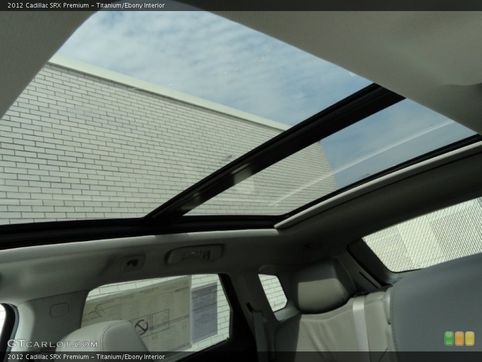 Titanium/Ebony Interior Sunroof for the 2012 Cadillac SRX Premium #69010018