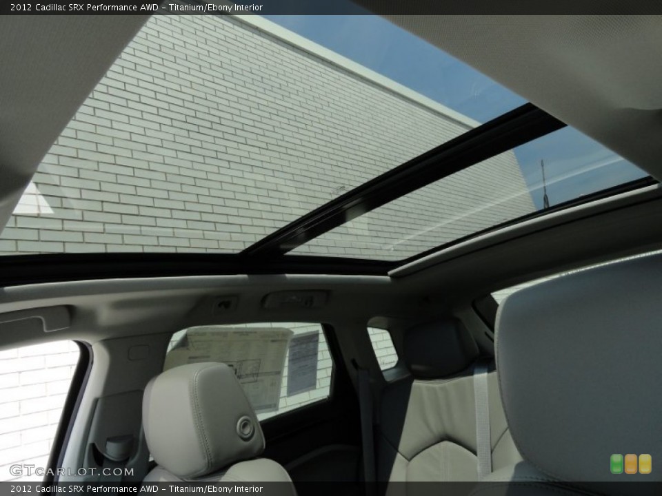 Titanium/Ebony Interior Sunroof for the 2012 Cadillac SRX Performance AWD #69010216