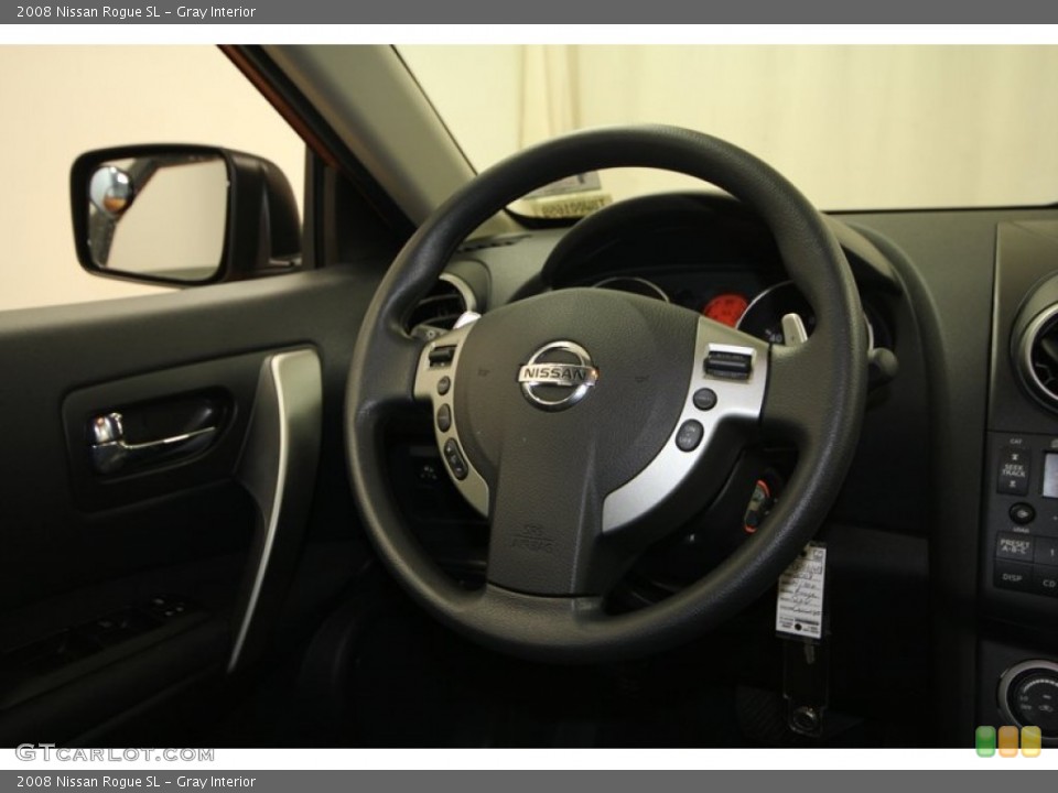 Gray Interior Steering Wheel for the 2008 Nissan Rogue SL #69012163
