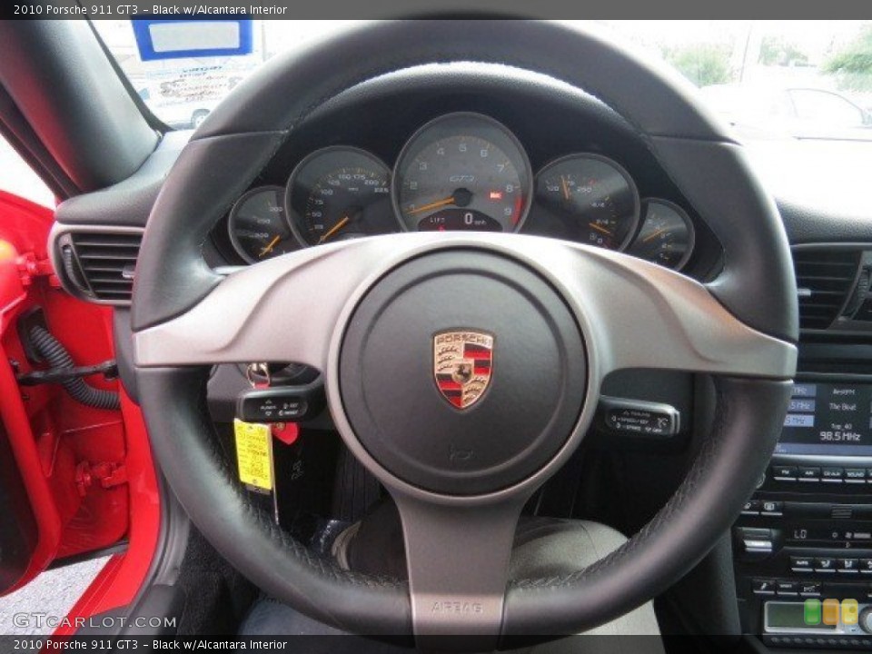 Black w/Alcantara Interior Steering Wheel for the 2010 Porsche 911 GT3 #69012472