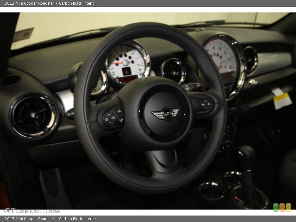 Carbon Black Interior Steering Wheel for the 2013 Mini Cooper Roadster #69012661