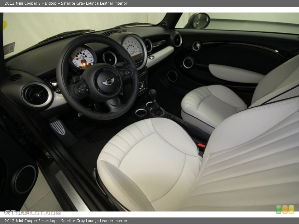 Satellite Gray Lounge Leather Interior Photo for the 2012 Mini Cooper S Hardtop #69012766