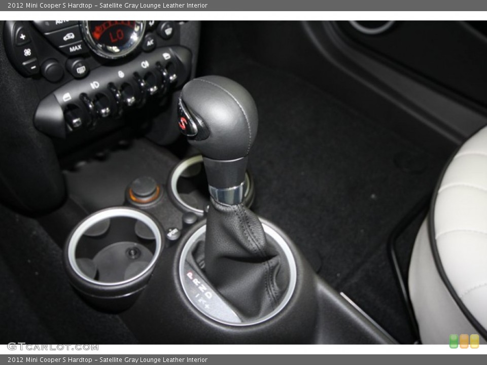 Satellite Gray Lounge Leather Interior Transmission for the 2012 Mini Cooper S Hardtop #69012838