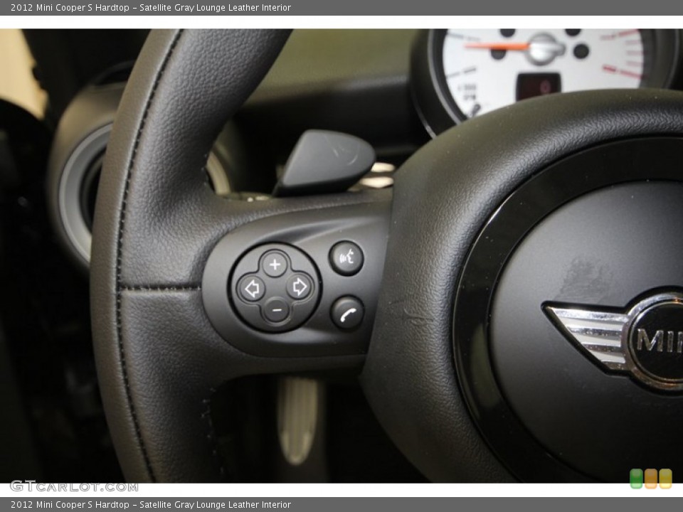 Satellite Gray Lounge Leather Interior Controls for the 2012 Mini Cooper S Hardtop #69012862