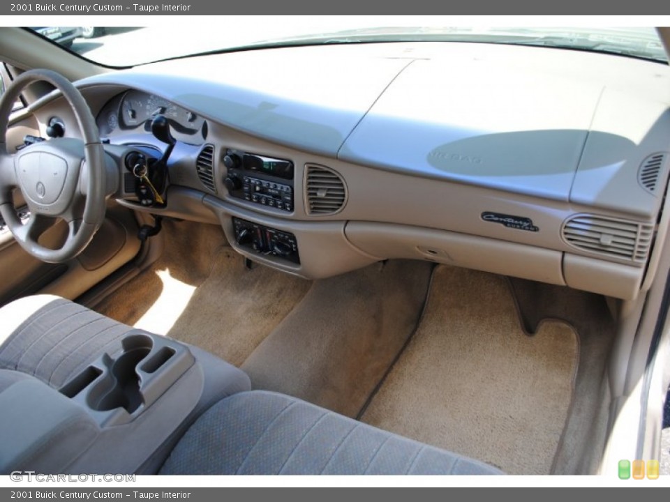 Taupe Interior Dashboard for the 2001 Buick Century Custom #69013096