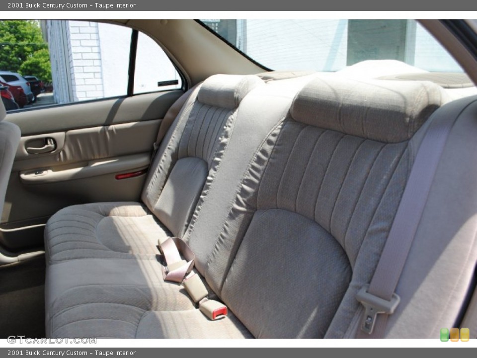Taupe Interior Rear Seat for the 2001 Buick Century Custom #69013135