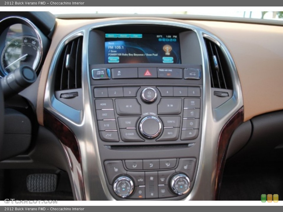 Choccachino Interior Controls For The 2012 Buick Verano Fwd