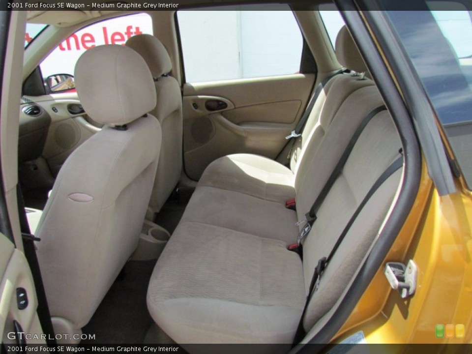 Medium Graphite Grey Interior Rear Seat for the 2001 Ford Focus SE Wagon #69013510