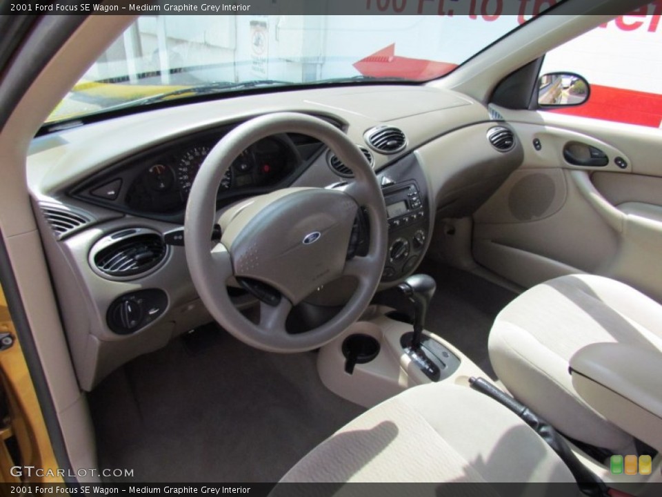 Medium Graphite Grey Interior Prime Interior for the 2001 Ford Focus SE Wagon #69013534