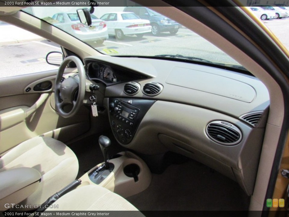 Medium Graphite Grey Interior Dashboard for the 2001 Ford Focus SE Wagon #69013636