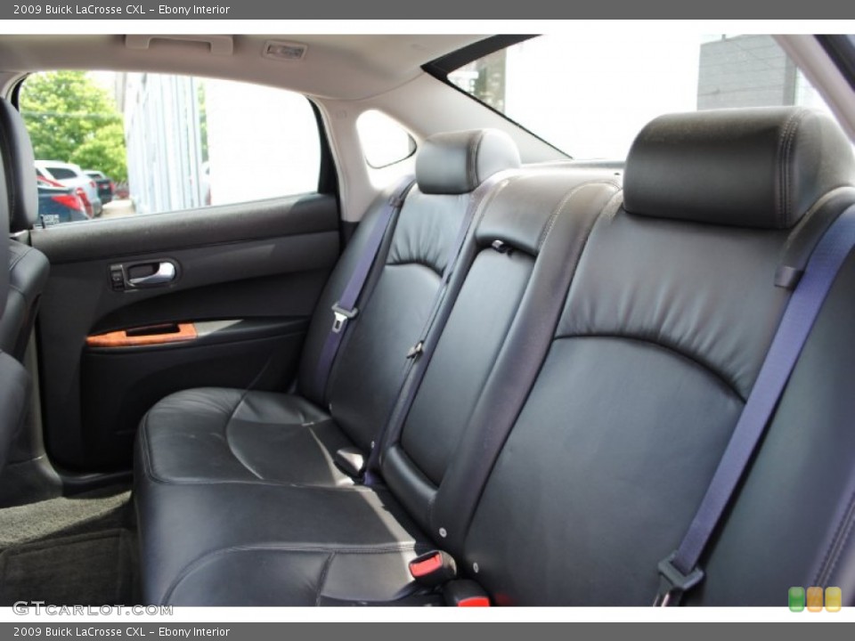 Ebony Interior Rear Seat for the 2009 Buick LaCrosse CXL #69013911