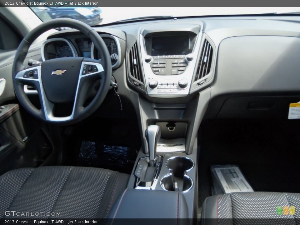 Jet Black Interior Dashboard for the 2013 Chevrolet Equinox LT AWD #69014337