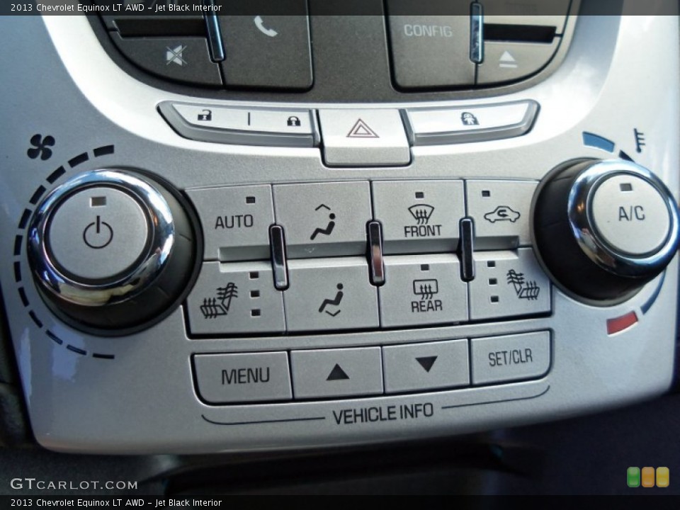 Jet Black Interior Controls for the 2013 Chevrolet Equinox LT AWD #69014443