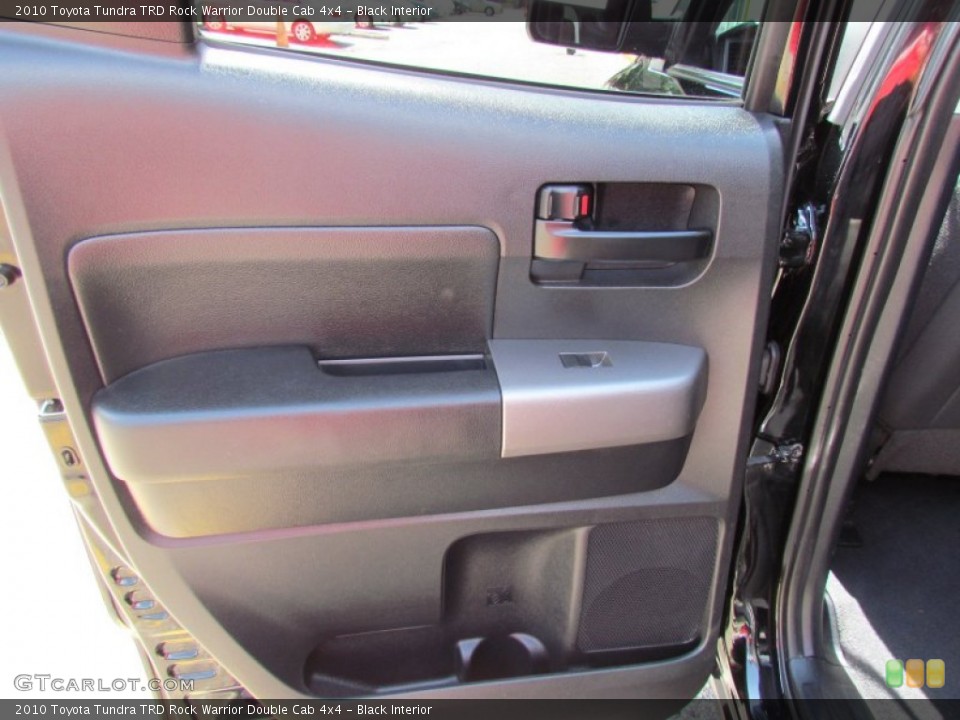 Black Interior Door Panel for the 2010 Toyota Tundra TRD Rock Warrior Double Cab 4x4 #69014512