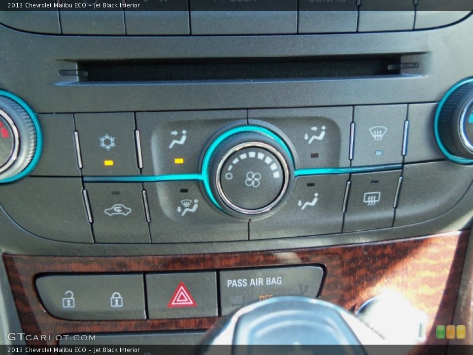 Jet Black Interior Controls for the 2013 Chevrolet Malibu ECO #69014746