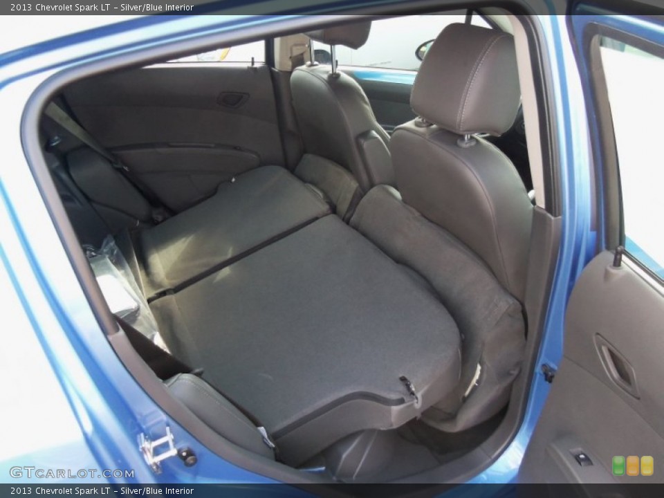 Silver/Blue Interior Rear Seat for the 2013 Chevrolet Spark LT #69014857