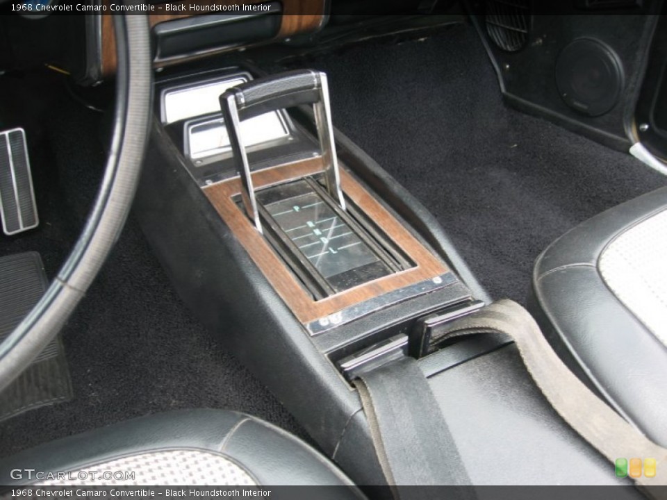 Black Houndstooth Interior Transmission for the 1968 Chevrolet Camaro Convertible #69015367