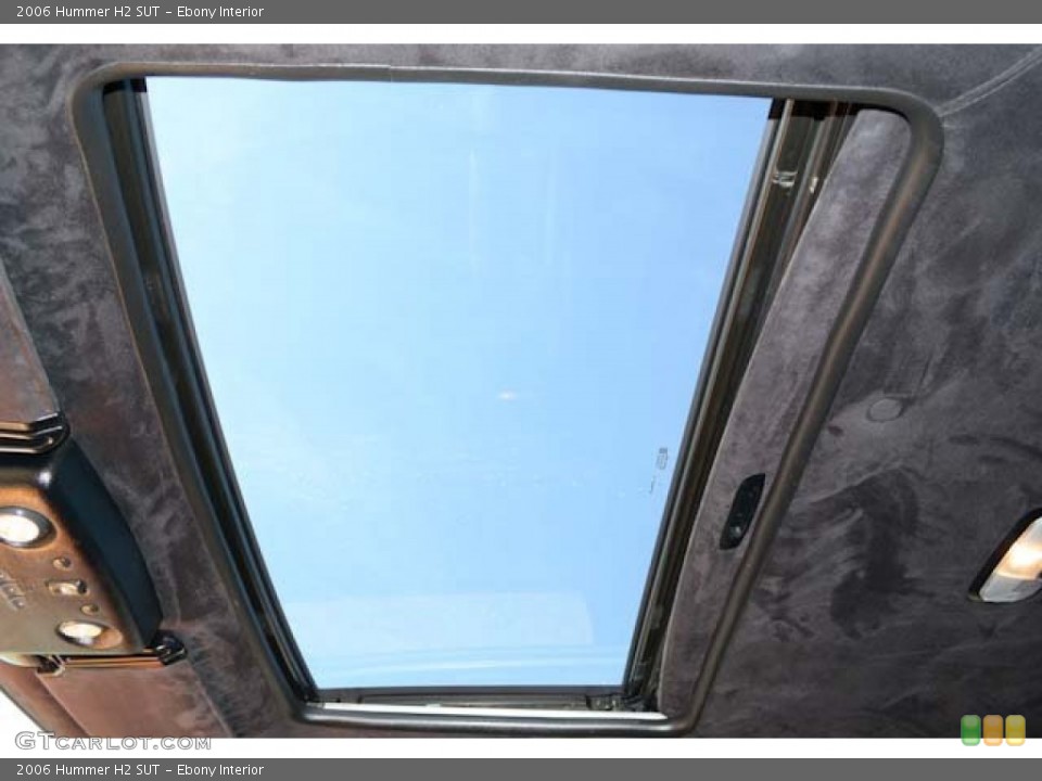 Ebony Interior Sunroof for the 2006 Hummer H2 SUT #69015604