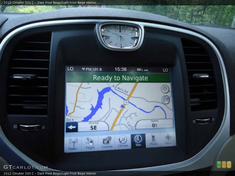 Dark Frost Beige/Light Frost Beige Interior Navigation for the 2012 Chrysler 300 C #69015619