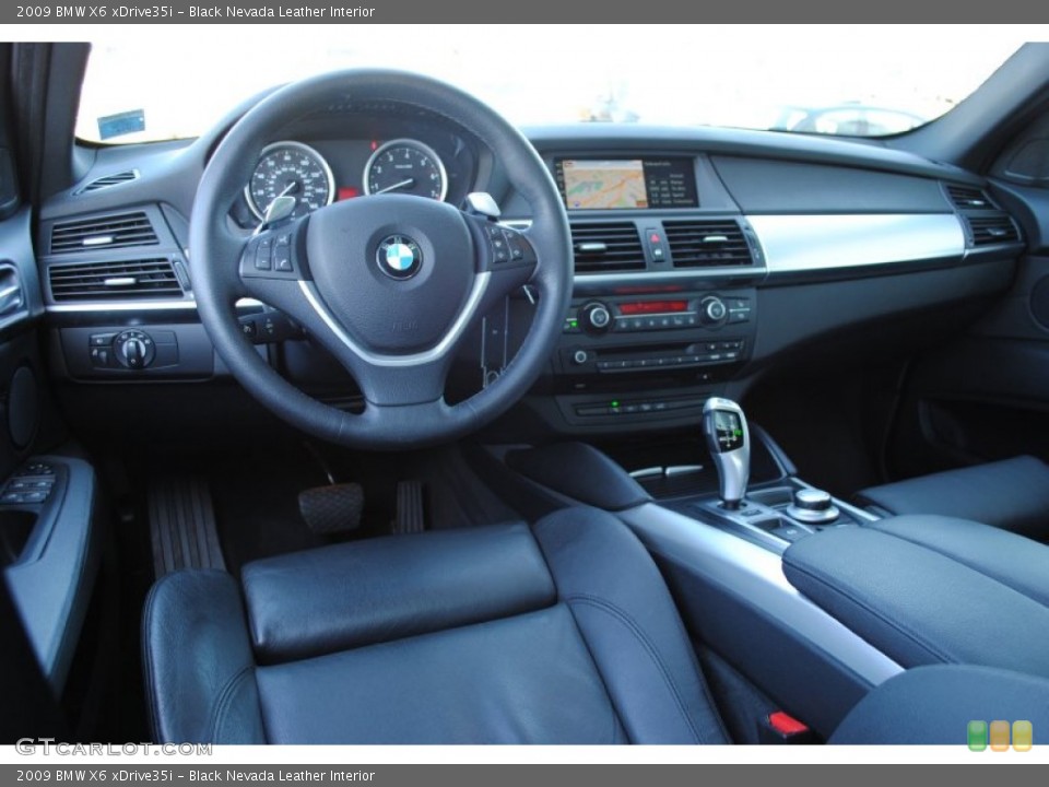 Black Nevada Leather Interior Prime Interior for the 2009 BMW X6 xDrive35i #69016045