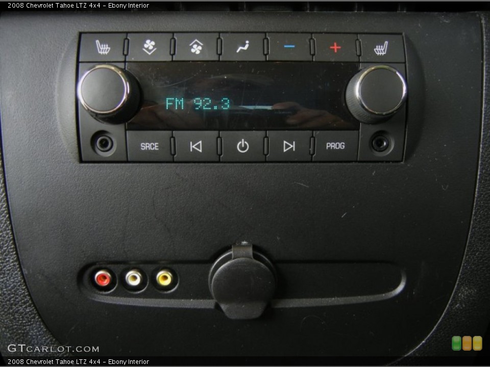 Ebony Interior Controls for the 2008 Chevrolet Tahoe LTZ 4x4 #69017215