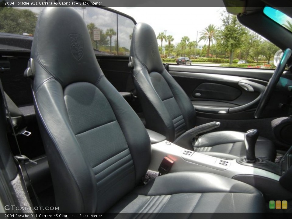 Black Interior Photo for the 2004 Porsche 911 Carrera 4S Cabriolet #69017542