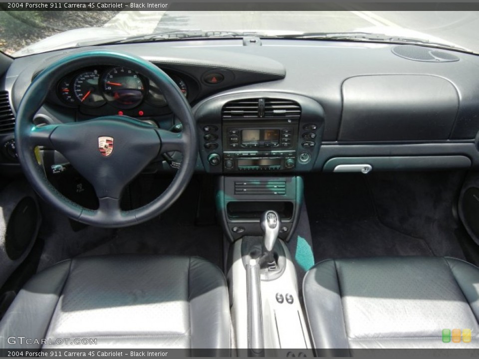 Black Interior Dashboard for the 2004 Porsche 911 Carrera 4S Cabriolet #69017545